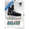 Trends International NHL San Jose Sharks - Drip Skate 21 Unframed Wall Poster Prints - 3 of 4