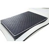 Vynxaria Stylish 6-Inch Waterproof High-Density Foam Mattress, Navy Blue Diamond-Quilted Breathable Fabric, Cool Sleep, Full Size - 2 of 4