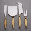 Inox Artisans Twisted Urban Vintage Gold Cheese Knife 4 Pc. Set - 2 of 4