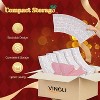 VINGLI 60" Pre Lit Christmas Wreath for Front Door Mantel & Stair Railing with Lights Garland Indoor Outdoor Doorway Decor - 4 of 4