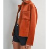 Women's Corduroy And Velvet Jacket - Buttermelon - 2 of 4