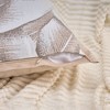 REGALWOVEN Chenille Leaf Pattern Decorative Throw Pillow Covers 18 x 18 Inch Pack of 2 - 3 of 4