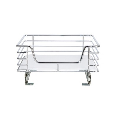 Chrome-Plated Steel Single Tier Under-Cabinet Organizer