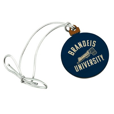 Brandeis University Judges Logo Mini Small Tiny Wood Christmas Tree Holiday Ornament