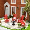 WestinTrends All-Weather Outdoor Patio Poly Classic Porch Rocking Chair (Set of 4) - 2 of 2