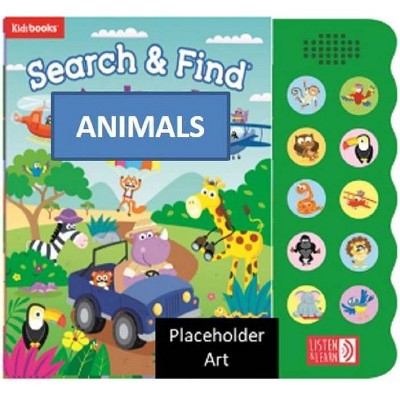 1st Search and Find Animals - by  Kidsbooks (Board Book)