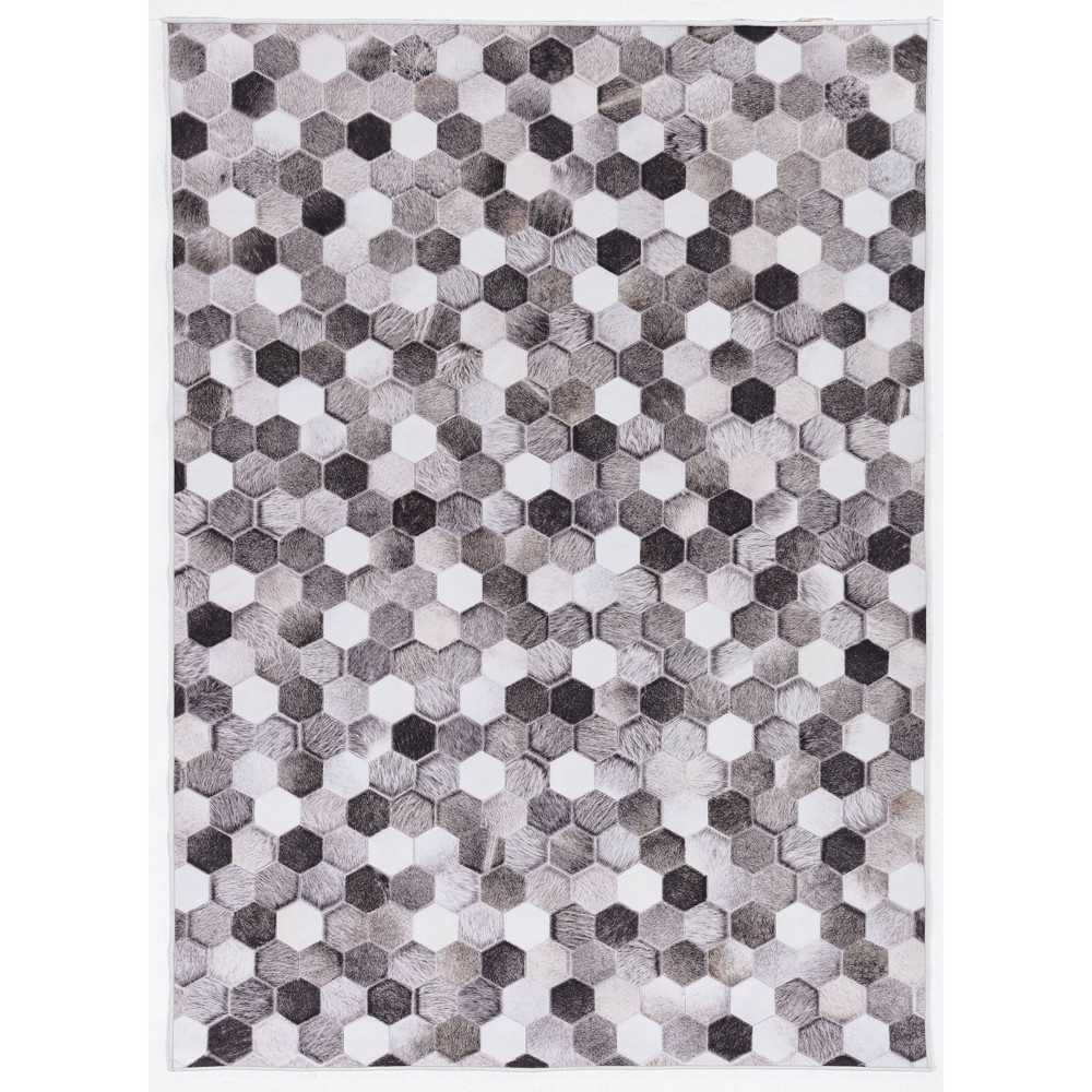 5'x7' Laredo Montez Rug Off White/Gray - Linon