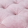 Kumasinova 18" Modern Tufted Square Ottoman Vanity Stools for Living Room&Bedroom,Soft Velvet Footrest Stool Accent Ottoman,250lbs Max - 2 of 4