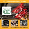 Acekool 2-Piece Hydraulic Lifts | 11,000LB Capacity | 9.8"-15" Height Adjustment | Auto/Truck Service System for Oil Changes & Frame Work - 4 of 4