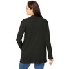 Woman Within Plus Size Two-Pocket Ribbed Cardigan - 3 of 4