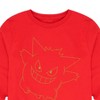 Boys' - Pokémon - Gengar Neon Long Sleeve Graphic T-Shirt - 2 of 4