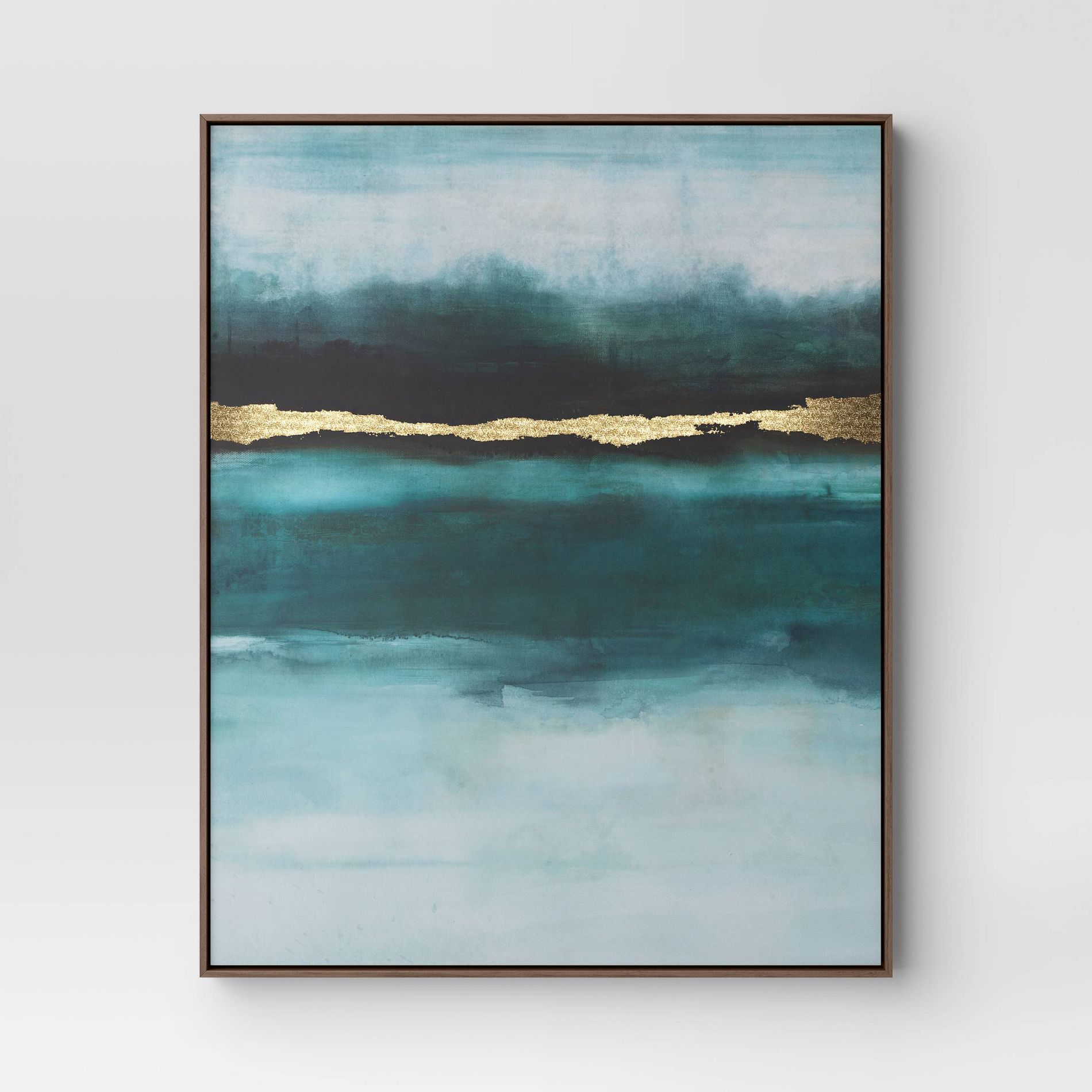 24"x30" Jewel Tone Abstract Canvas Framed Art - Threshold™