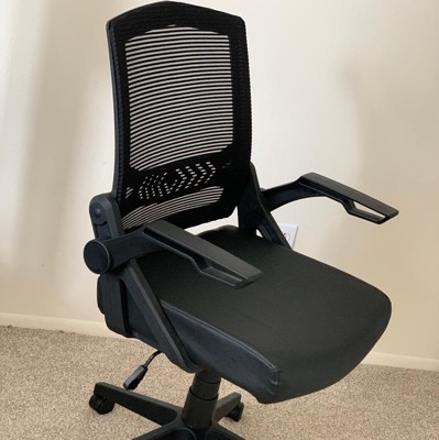 Mesh Flip Arm Task Chair Black - Boss Office Products : Target