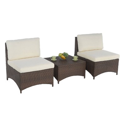 3pc Studio Shine Collection Modular Bistro Set - W Unlimited