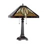 Chloe Lighting Innes Tiffany-style 2 Light Mission Table Lamp 16" Shade - 3 of 3