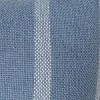 24" x 24" Blue & Light Blue Striped Handwoven Large Indoor/ Outdoor Throw Pillow - 3 of 4