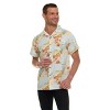 Super Triple Goose Men’s Textured Printed Camp Collar Shirt – Vintage-Inspired Stretch Shirt with Moisture Wicking & Easy Care - 4 of 4