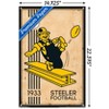Trends International NFL Pittsburgh Steelers - Retro Logo 14 Unframed Wall Poster Prints - 3 of 4