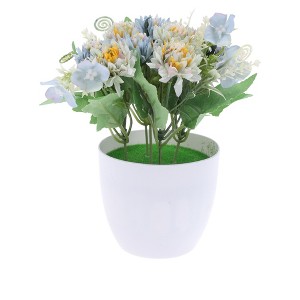 Unique Bargains Artificial Plants Chrysanthemum Plastic 3.74"x3.74"x7.87" 1 Pcs - 1 of 4