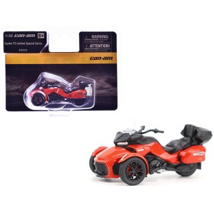 Can-Am Spyder F3 Limited Special Series 3-Wheel Motorcycle Viper Red 1/32 Diecast Model by BRP Models - 1 of 4