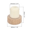 Unique Bargains Rubber Wooden T-shaped Reusable Sealing Wine Bottle Stopper 12 Pcs - 2 of 4