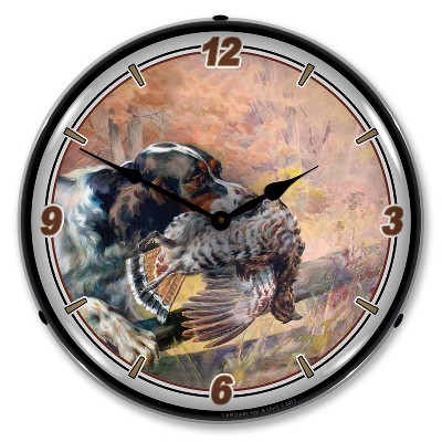 Collectable Sign & Clock | The Retrieve LED Wall Clock Retro/Vintage, Lighted