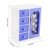 YIYIBYUS Jewelry Box, Wood Jewelry Organizer with 4 Drawers, Jewelry Box with Mirror - 3 of 4