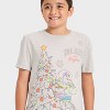 Boys' Toy Story Buzz Lightyear Holiday Short Sleeve Graphic T-Shirt - Light Gray - 2 of 4