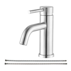 ALEXOUN Bathroom Faucet Single Hole Modern Bathroom Sink Faucet Vanity Bathroom Faucet - 1 of 4