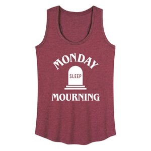Women's - Instant Message - Monday Mourning Graphic Racerback Tank - 1 of 4