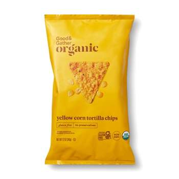 Organic Yellow Corn Tortilla Chips - 12oz - Good & Gather™