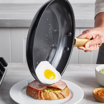 Black and Gold 10-Piece Nonstick Aluminum Cookware Set