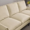 81" Modern Sectional L-Shaped Sofa Couch with Reversible Chaise Lounge, Technical Leather Upholstery - 4 of 4