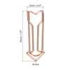 Unique Bargains Arrow-Shaped Metal Prevent Tearing Pages Home Office Paper Clip 20 Pcs - 2 of 4