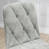 Sapphtopaz Modern Dining Chairs Set of 4 Upholstered Chair with Metal Legs Armless Backrest Chairs for Kitchen, Dining Room, Living Room - 2 of 4