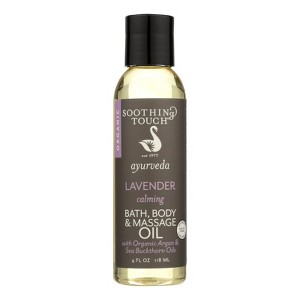 Soothing Touch Lavender Calming Organic Bath, Body and Massage Oil - 4 fz - 1 of 4