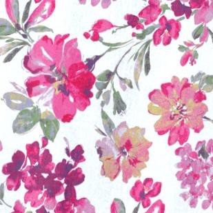 white painterly flowers