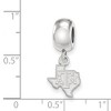 Black Bow Jewelry Sterling Silver Texas A&M Aggies NCAA Bead Charm - 3 of 4