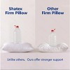 white extra firm-pillow, Bed Pillow with Adjustable Insert Provides Stronger Support - for Back, Stomach & Side Sleepers. - 4 of 4