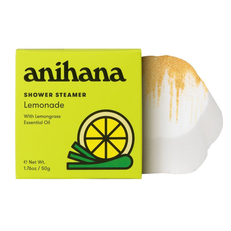 anihana Aromatherapy Essential Oil Lemonade Shower Steamer - 1.76oz, 1 of 10