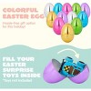 Joyfy Metallic Gold Easter Eggs Plastic Eggs Colorful Bulks for Easter Hunt, Filling Treats, Easter Basket Stuffers, Classroom Prize Supplies - 3 of 4
