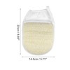 Unique Bargains Shower Gloves for Bath for Shower 8.66"x5.71" Beige 1 Pc - 4 of 4