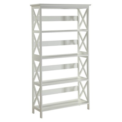 60" Oxford 5 Tier Bookcase - Breighton Home