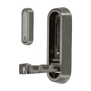 Unique Bargains 90° Foldable Coat Hook Invisible Perforated Fixed Wall - 1 of 4