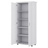 Tall Bathroom Storage Cabinets, Freestanding Floor Cabinet With 2 Doors, Adjustable Shelves, 5 Internal Compartments Kitchen Pantry - 4 of 4