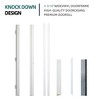 Professional Manufacturer Right Hand Inswing Low-E Glass 6-Lite 3/4 Lite Fiberglass Front Door Classic Design Exterior Entrance Door - 4 of 4