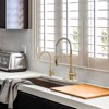 WOWOW 2-in-1 Kitchen Faucet Set, SUS 304 Stainless Steel Pull Down Faucet with Drinking Water Faucet - 2 of 4