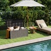 Decksplore 55/150/200/230/260 Gal Deck Box Outdoor Storage Box Patio Gardening Tools Water and UV Resistant for Patio - 3 of 4