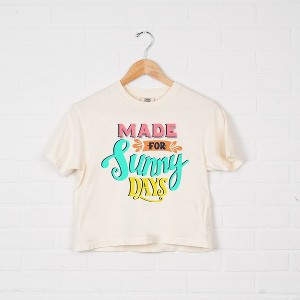 Simply Sage Market Women's Made For Sunny Days Short Sleeve Relaxed Fit Cropped Graphic Tee - 1 of 3