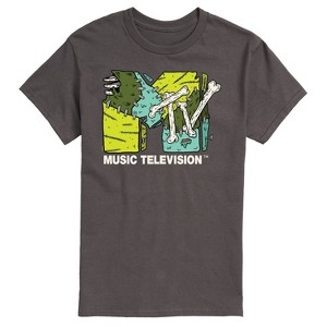 Men's - MTV - Halloween Zombie Classic Logo Short Sleeve Graphic T-Shirt - 1 of 4